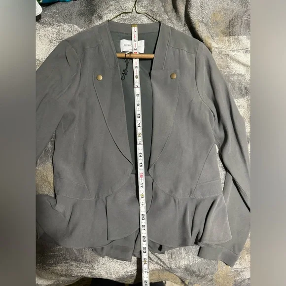 BCBGENERATION Open-Front Peplum Jacket - Picture 5 of 7